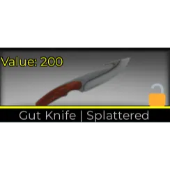 GUT KNIFE I SPLATTERED