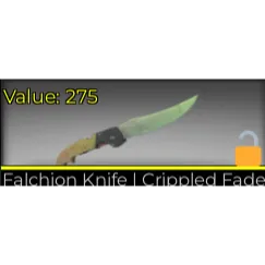 FALCHION KNIFE I CRIPPLED FADE