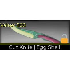 GUT KNIFE I EGG SHELL