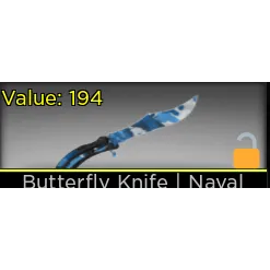 BUTTERFLY KNIFE NAVAL