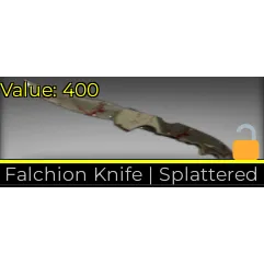 FALCHION KNIFE I SPLATTERED