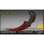 Karambit l Crimson Tiger