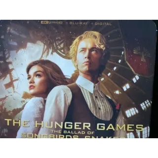The Hunger Games: The Ballad of Songbirds & Snakes 4K // NOT MA stays in VUDU or iTunes