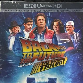 Back to the Future Trilogy 4K / MA / 1 code for all movies in collection NO “Secretes” Bonus content included read below.