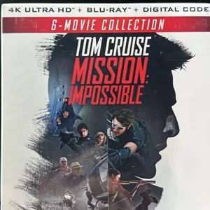 Tom Cruise Mission Impossible 6-Movie Collection 4K NOT MA / Stays in VUDU or iTunes