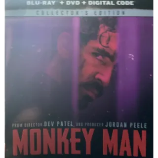 Monkey Man / MA / HDX VUDU or HD others