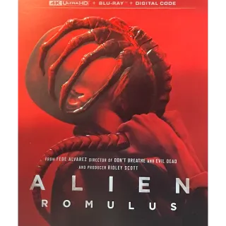 Alien: Romulus / 4K / MA / REDEEM AT MOVIESANYWHERE 