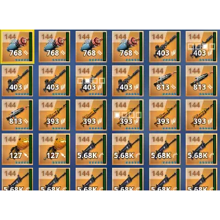 100x PL 144 weapons