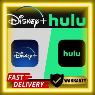 Disney+ Hulu  Bundle - 6 months Stream Unlimited Entertainment Today!