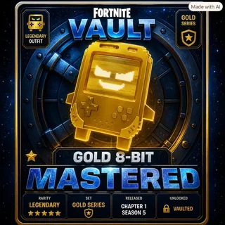 Gold 8-Bit Sprite