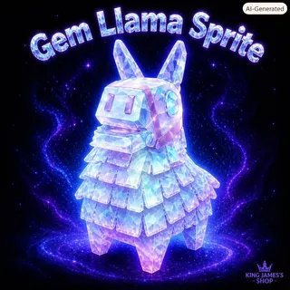 Gem Llama Sprite