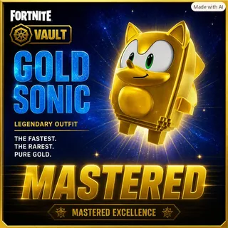 Gold Sonic Sprite