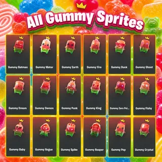 All Gummy Sprites