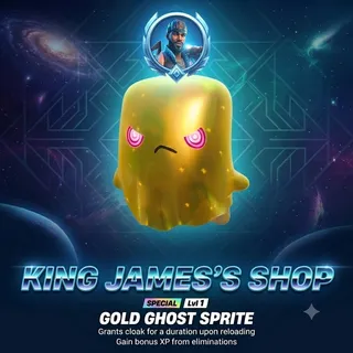 Gold Ghost Sprite