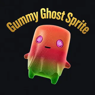 Gummy Ghost Sprite