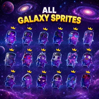 All Galaxy Sprites