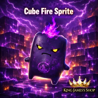 Cube Fire Sprite