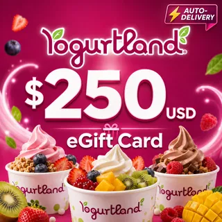$250.00 USD Yogurtland