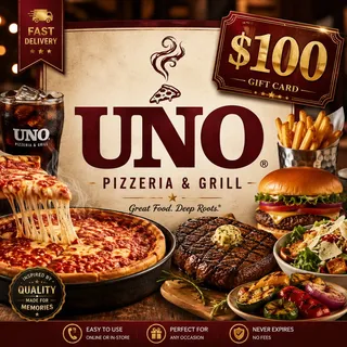 $100.00 Uno Pizza eGift Card 