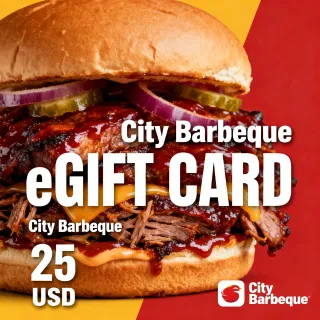$25.00 City BBQ Gift Card