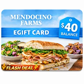 $40.00 USD Mendocino Farms eGIFT CARD