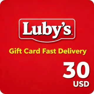 $30.00 USD LUBY’S  GIFT CARD 🔥🎁🔥