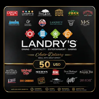 $50.00 USD LANDRYS EGIFT CARD