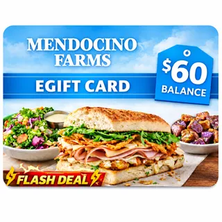 $50.00 USD Mendocino Farms eGIFT CARD