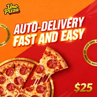 $25.00 USD Uno Pizza Gift Card
