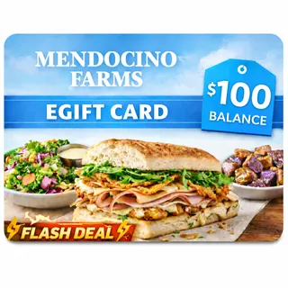 $100.00 USD Mendocino Farms eGIFT CARD