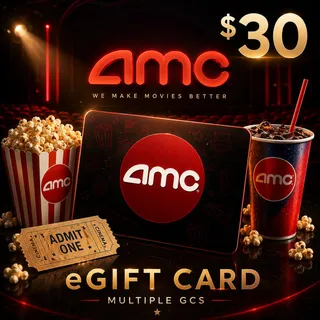 $30.00 AMC Gift Cards Bundle