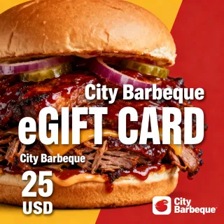 $25.00 City BBQ Gift Card