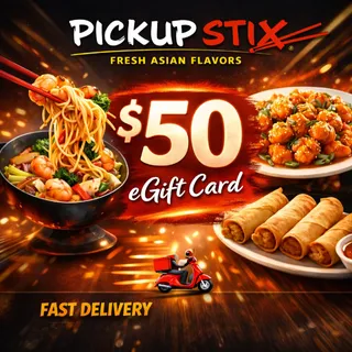 $50.00 USD PICK up STICKS eGIFT CARD