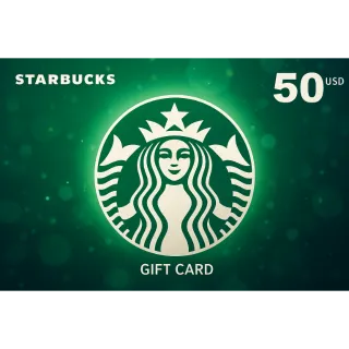 $50.00 USD STARBUCKS USA 
