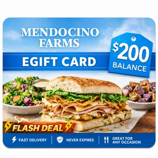 $200.00 USD Mendocino Farms eGIFT CARD