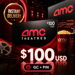 $100.00 USD AMC GIFT CARD 