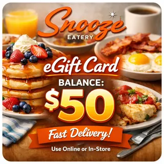 $50.00 USD  Snooze A.M. Eatery