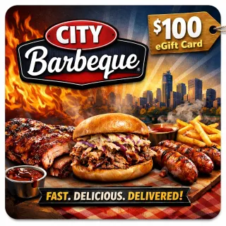$100.00 USD City Barbeque eGift card 