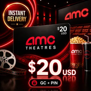 $20.00 USD AMC GIFT CARD 