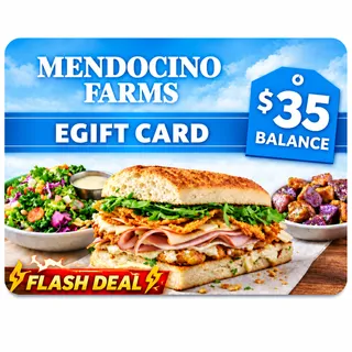 $35.00 USD Mendocino Farms eGIFT CARD