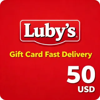 $50.00 USD LUBY’S  GIFT CARD 🔥🎁🔥