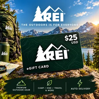 $25.00 USD REI Gift Card (USD) – eGift Card | Auto Delivery | 