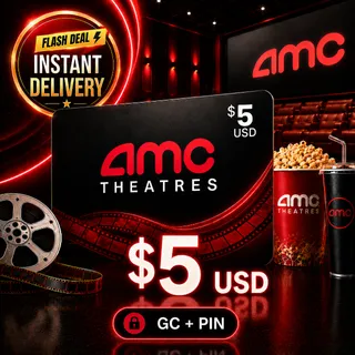 $5.00 USD AMC GIFT CARD 