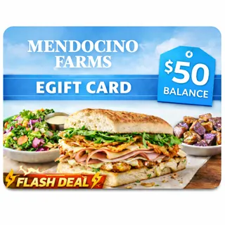 $50.00 USD Mendocino Farms eGIFT CARD