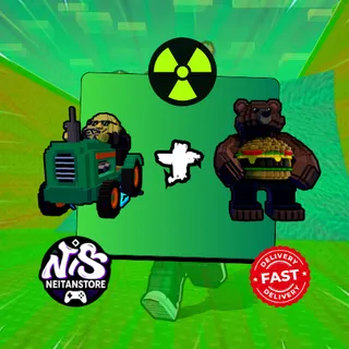 Divine | Radioactive Burgerini Bearini + Radioactive Bulbito Bandito Traktorito - Escape Tsunami For Brainrots