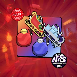 Sleigh Bundle: Ice Sleigh + Santa's Sleigh | FTF Legendary - Flee the Facility
