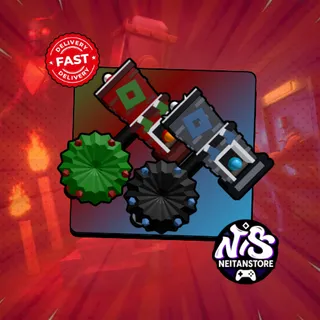 Chimney Bundle: Santa's Chimney + Krampus Chimney Sets | FTF Legendary - Flee the Facility
