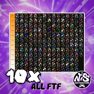 10x ALL FTF Sets ( Legendary / Epic / Rare / Common ) 1770 Sets - Flee the Facility 