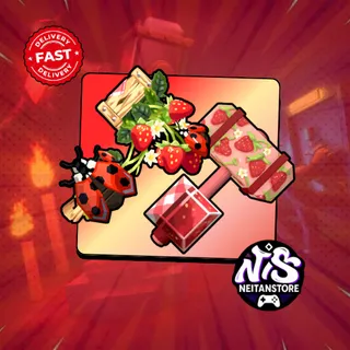 Strawberry Duo: Strawberry Fields + Strawberry Jam Set | FTF Legendary - Flee the Facility