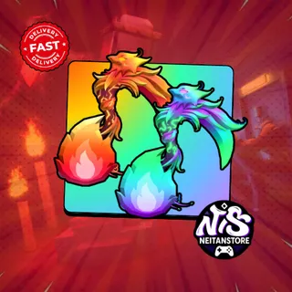 Phoenix Duo Bundle: Fiery Phoenix + Chromatic Phoenix | FTF Legendary - Flee the Facility